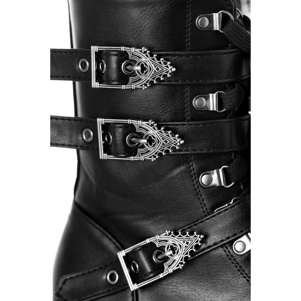 Restyle - Ceremony Plateau Laarzen - Zwart